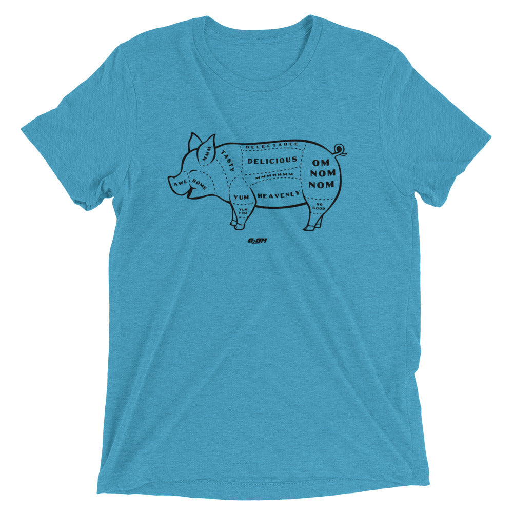Tasty Pig Cuts Men's T-Shirt