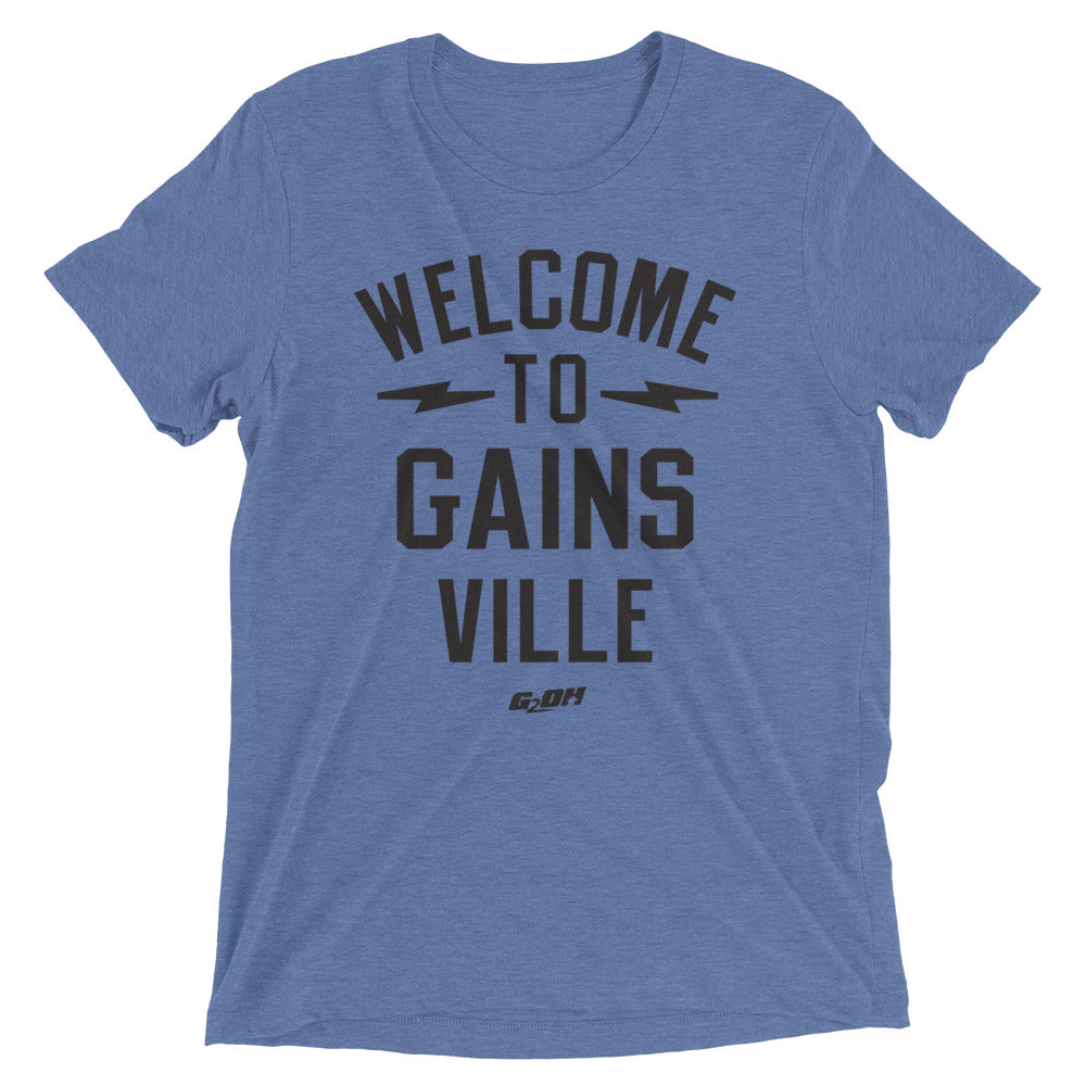 Welcome To Gains Ville Men's T-Shirt