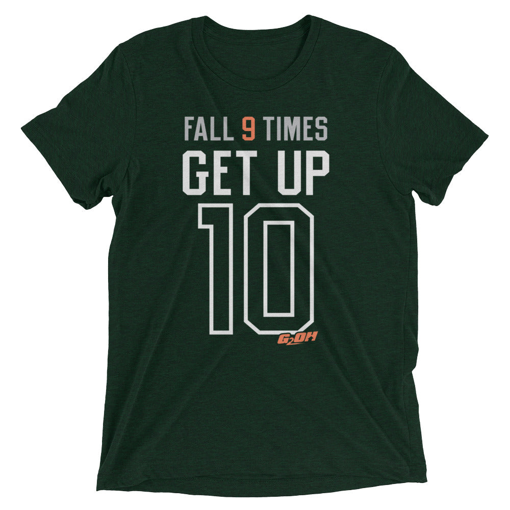 Fall 9 Times, Get Up 10 Men's T-Shirt