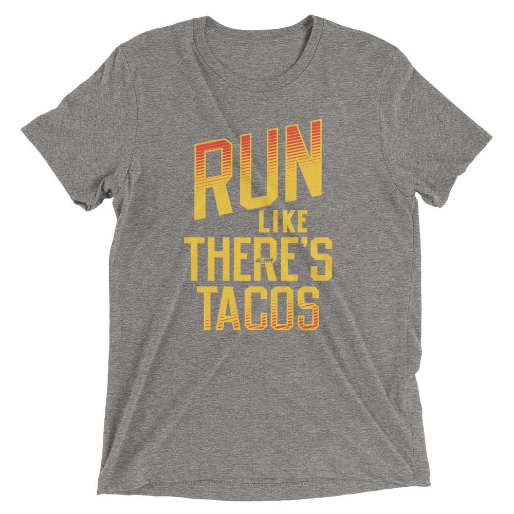 Run Like There's Tacos Men's T-Shirt