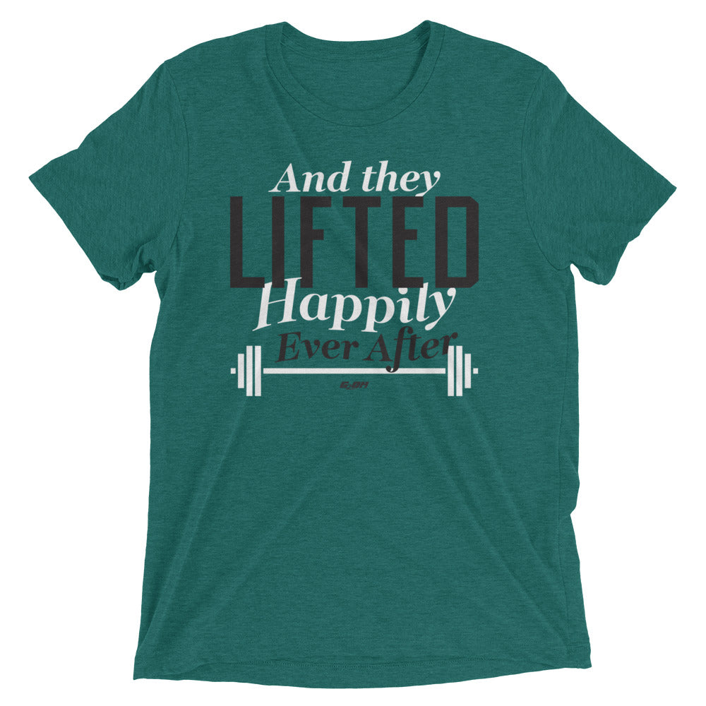 And They Lifted Happily Ever After Men's T-Shirt