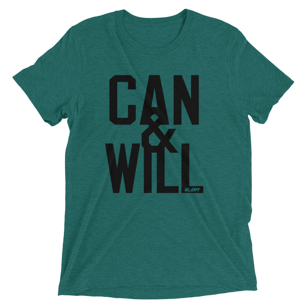 Can And Will Men's T-Shirt