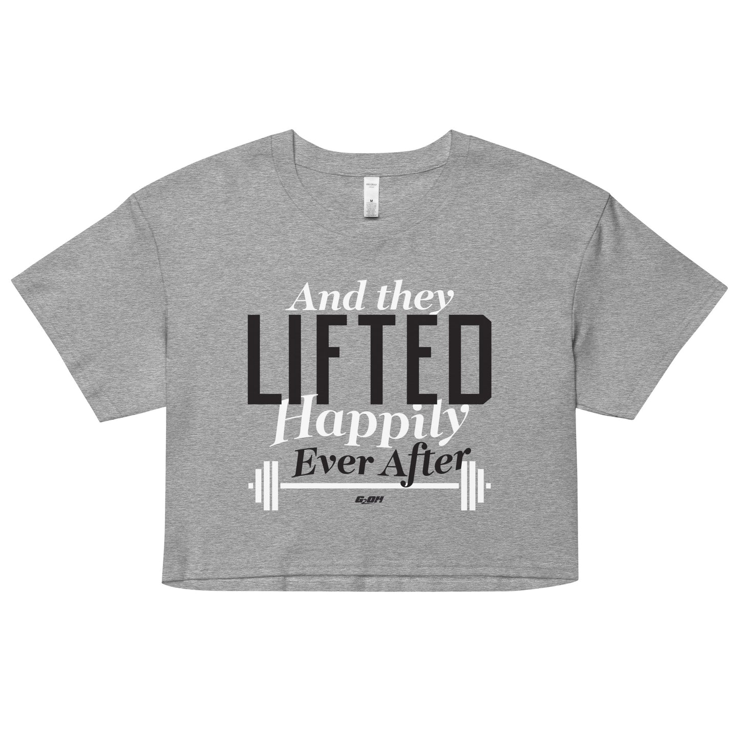 And They Lifted Happily Ever After Women's Crop Tee