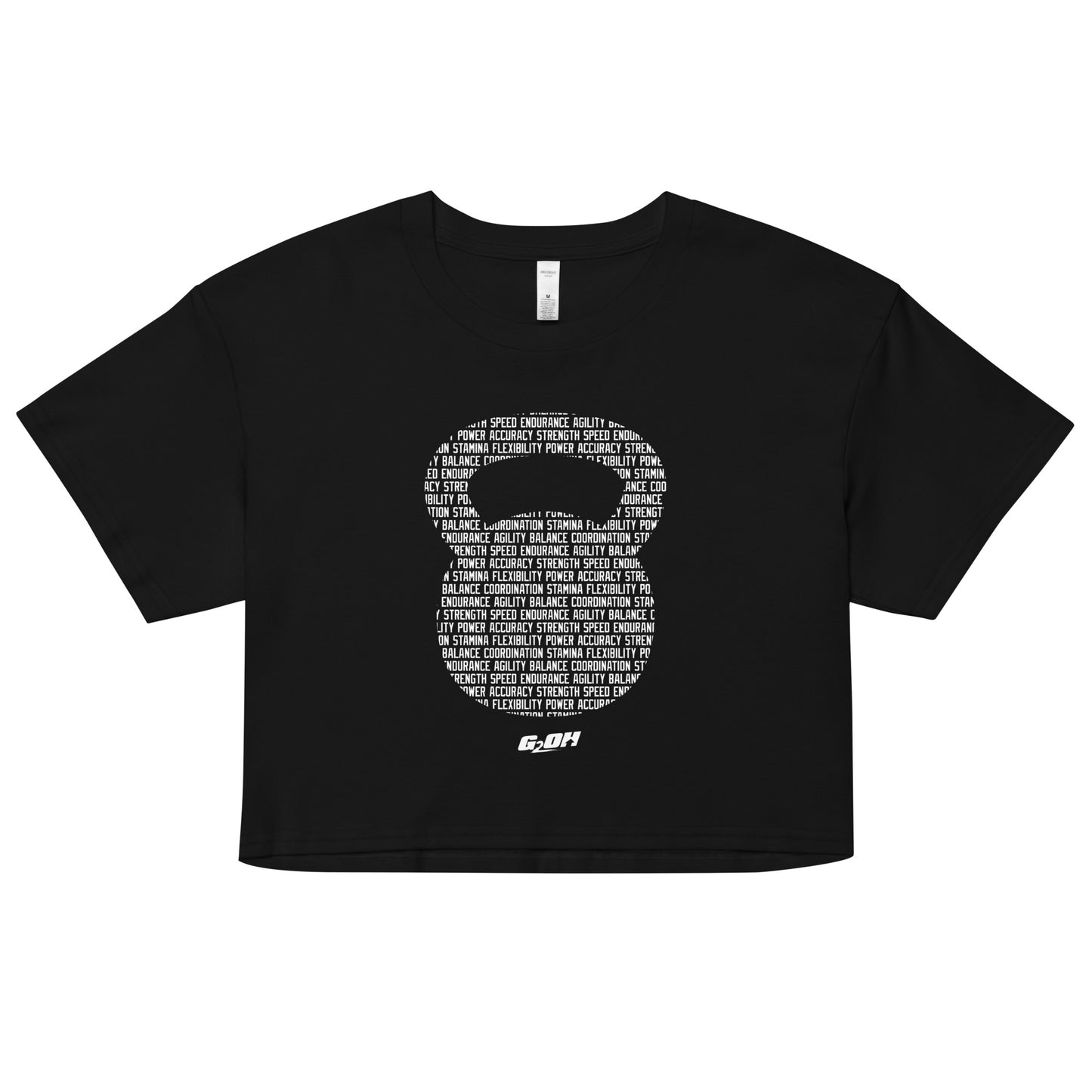 Kettlebell Commandments Women's Crop Tee