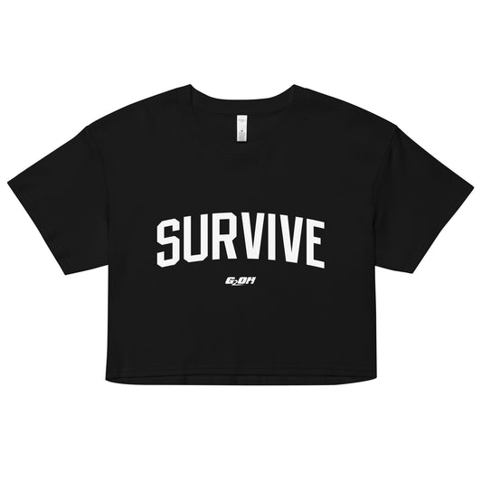 Survive Women's Crop Tee