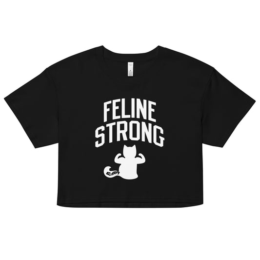 Feline Strong Women's Crop Tee