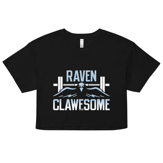 Raven Clawesome Women's Crop Tee