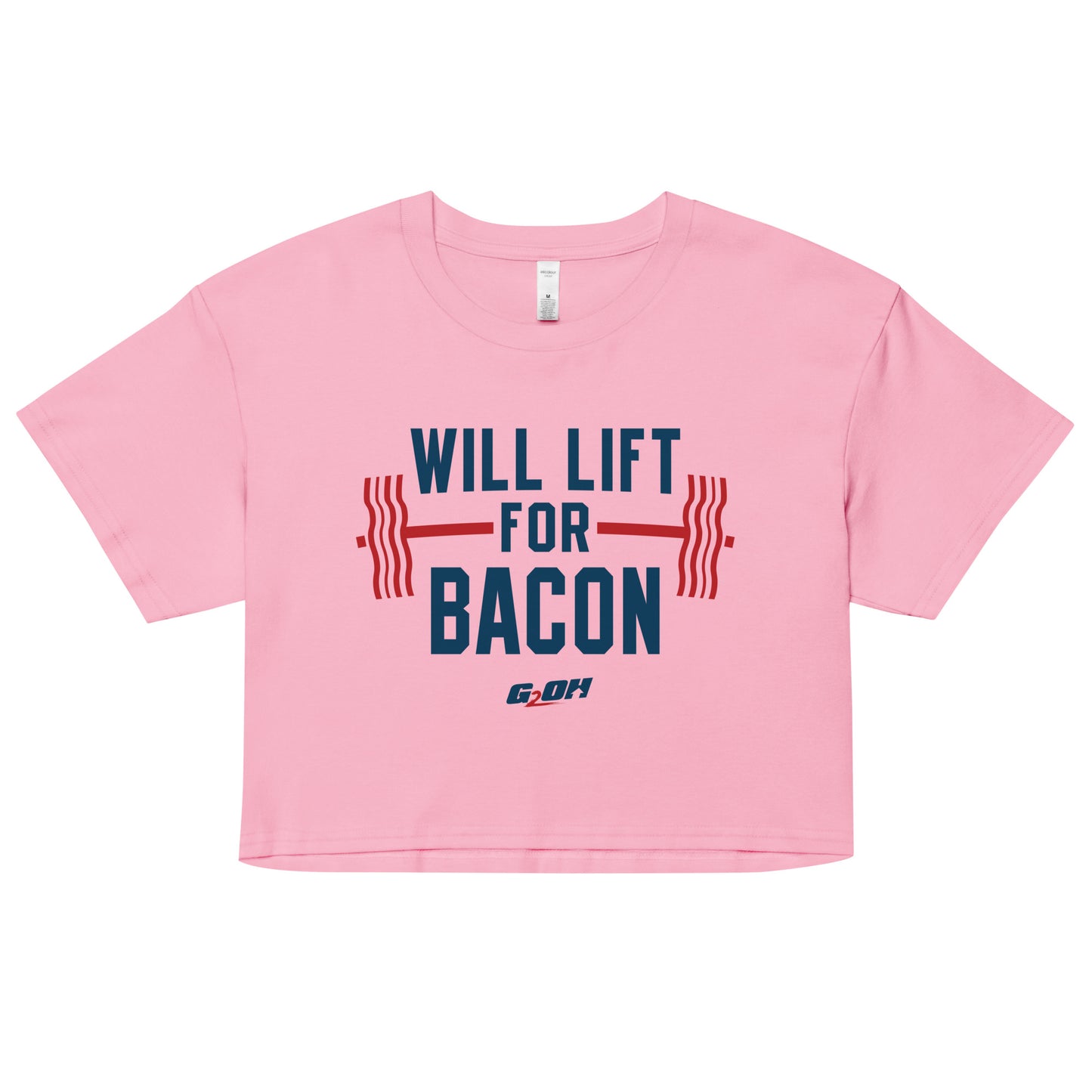 Will Lift For Bacon Women's Crop Tee