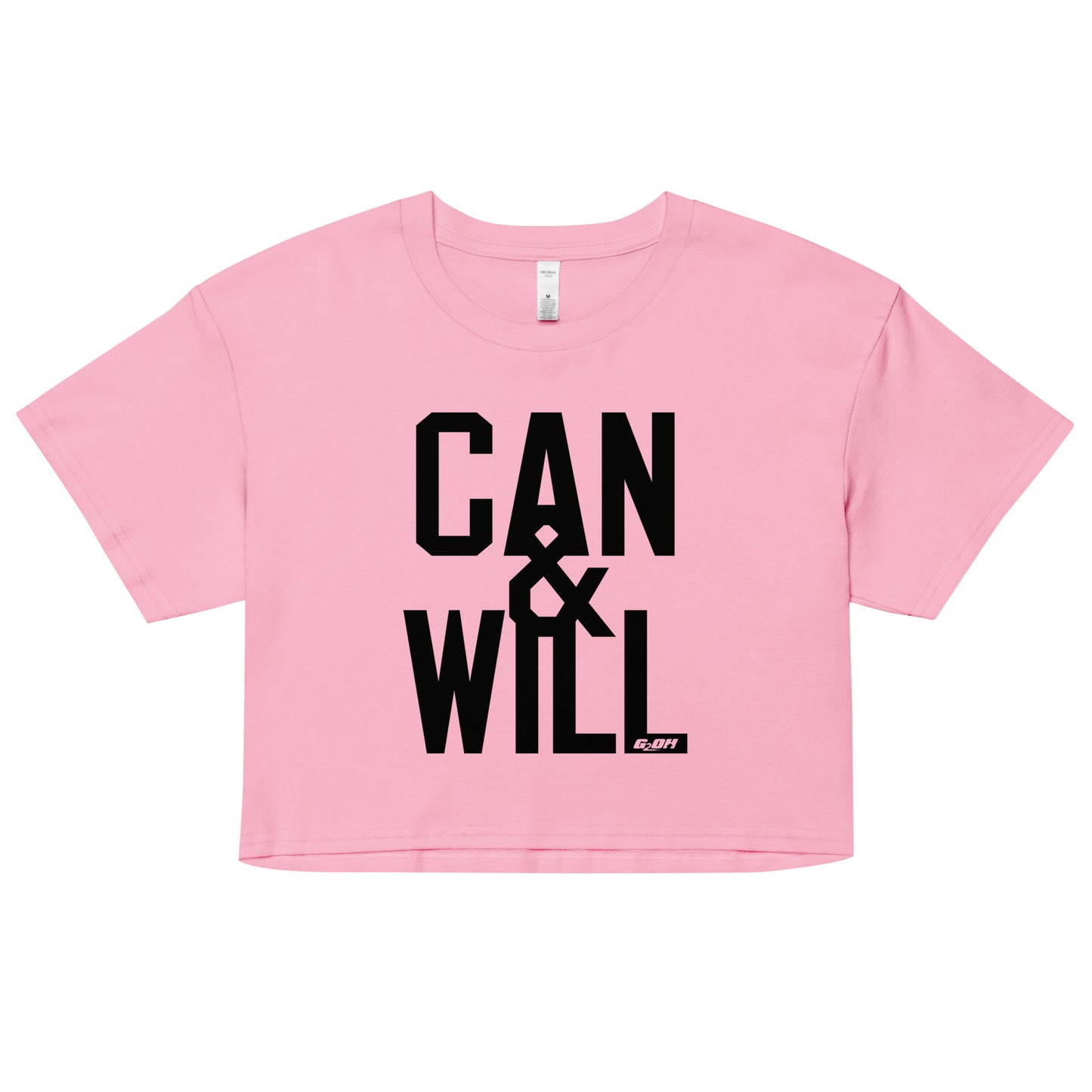 Can And Will Women's Crop Tee