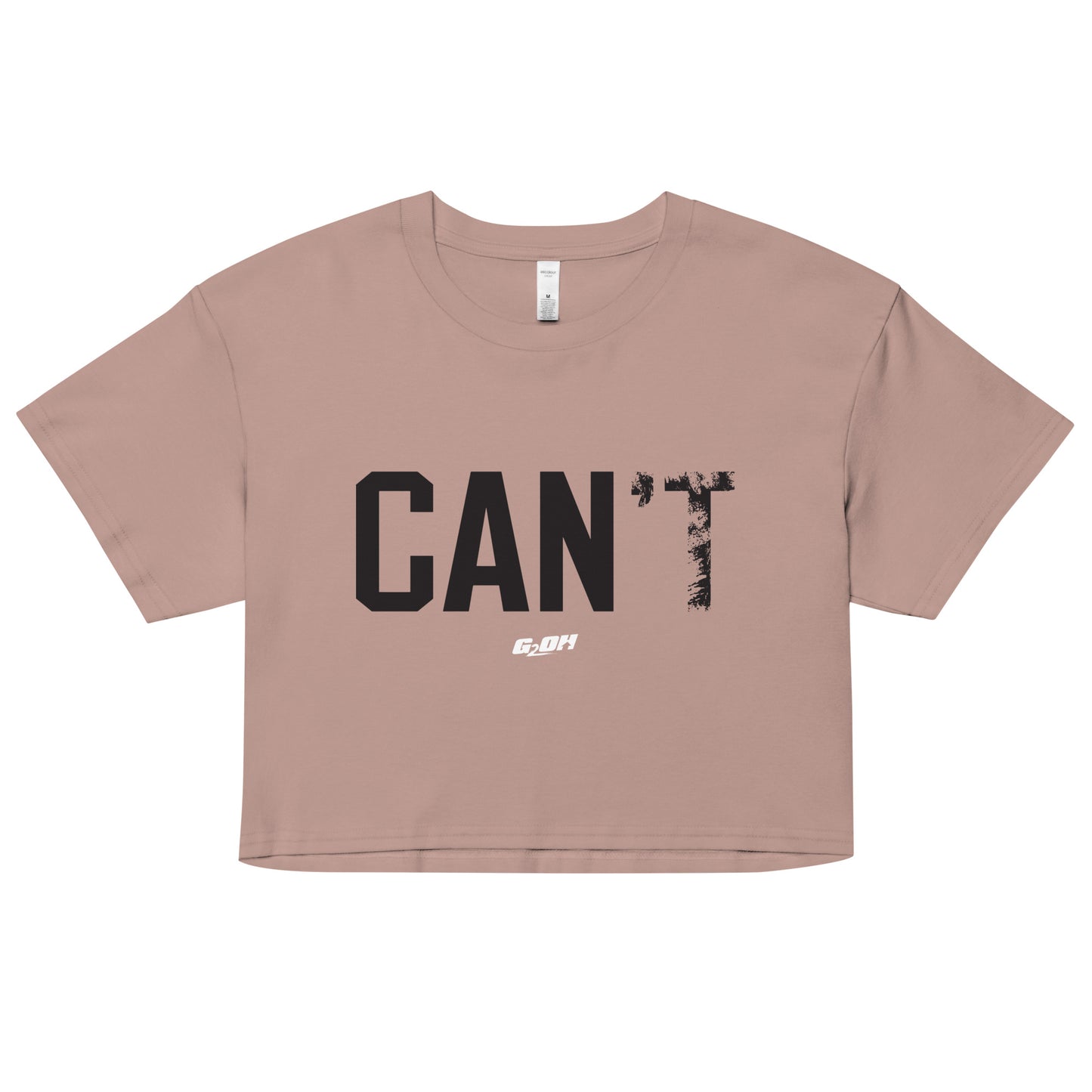 Can't Women's Crop Tee