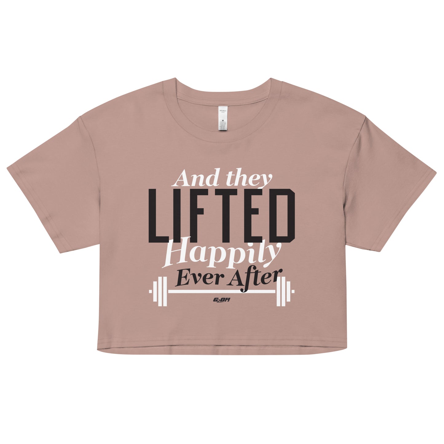 And They Lifted Happily Ever After Women's Crop Tee