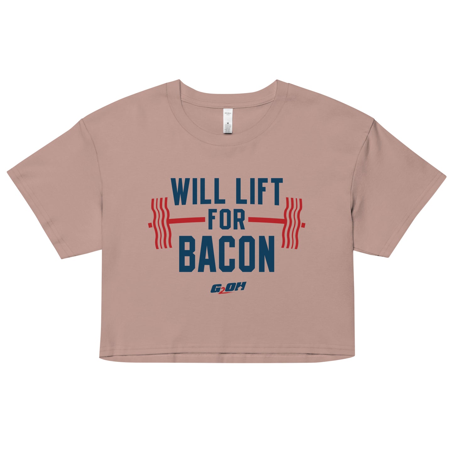 Will Lift For Bacon Women's Crop Tee