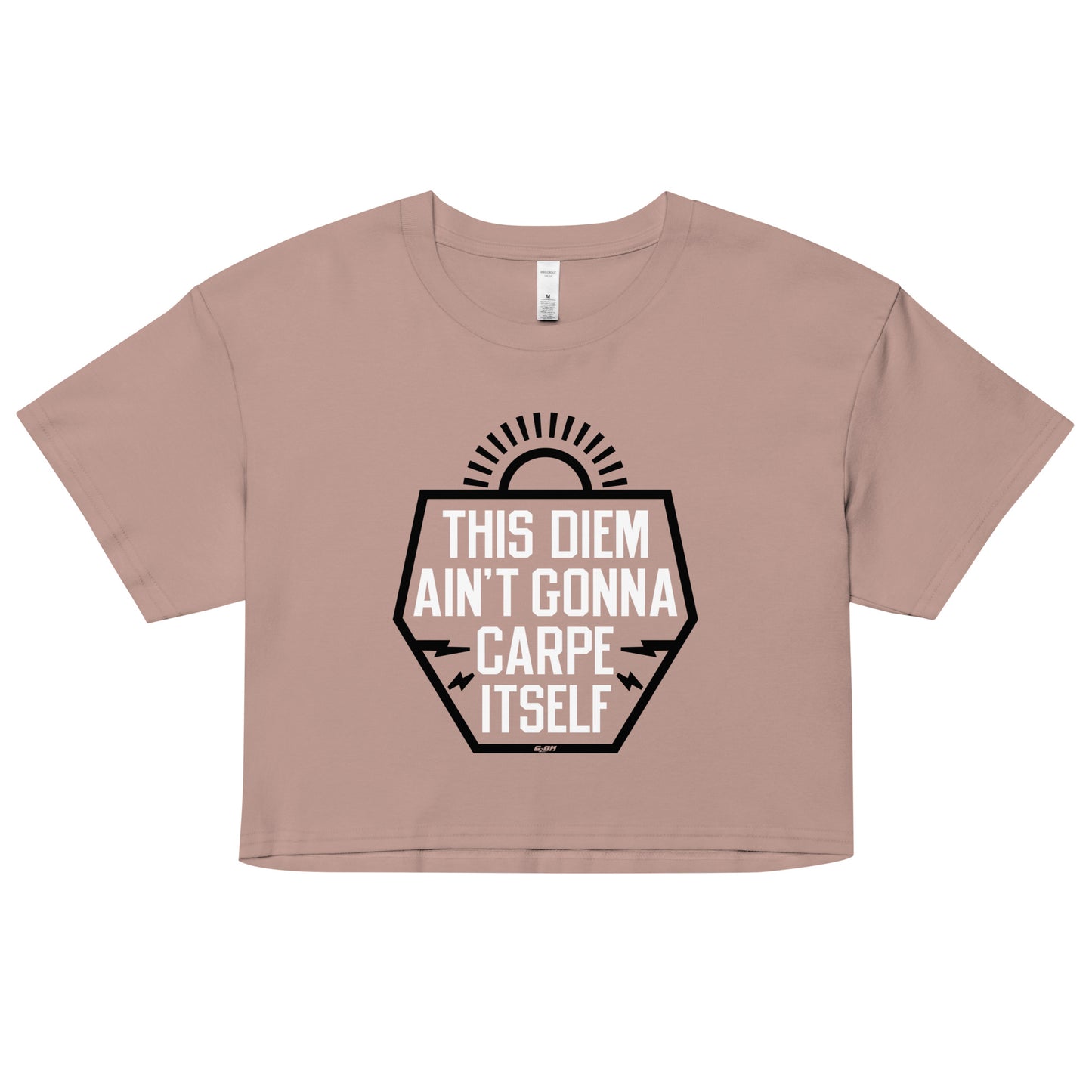 This Diem Ain't Gonna Carpe Itself Women's Crop Tee