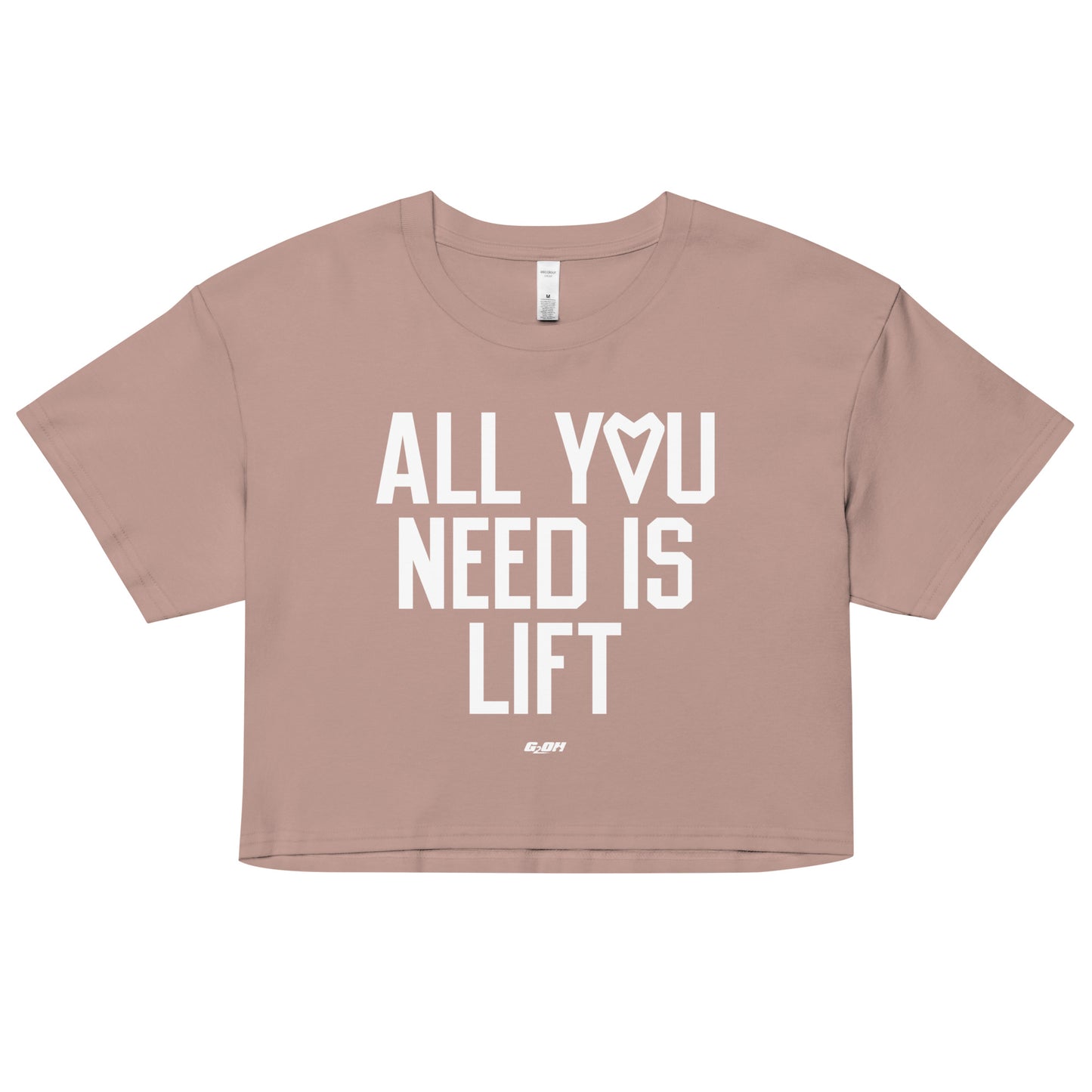 All You Need Is Lift Women's Crop Tee