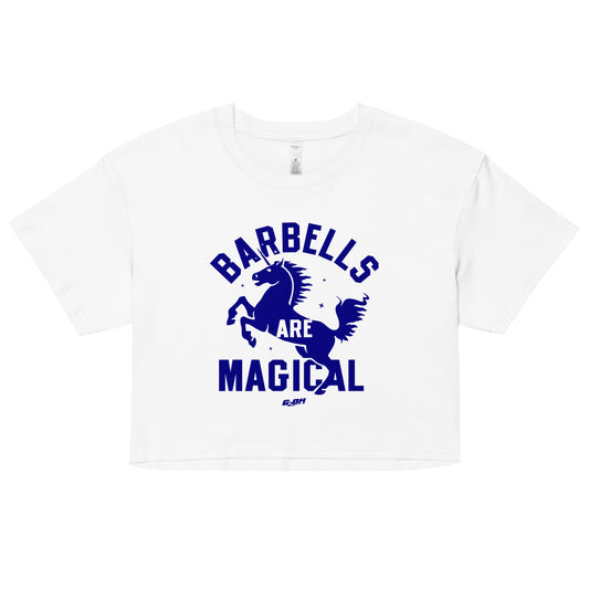 Barbells Are Magical Women's Crop Tee