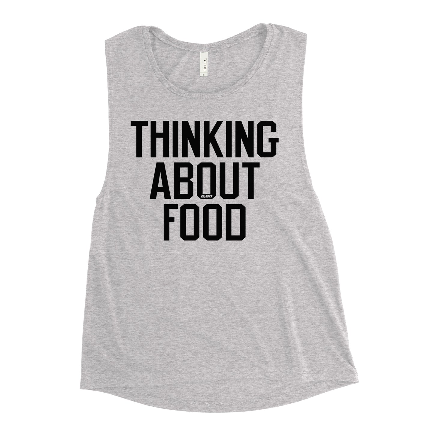 Thinking About Food Women's Muscle Tank