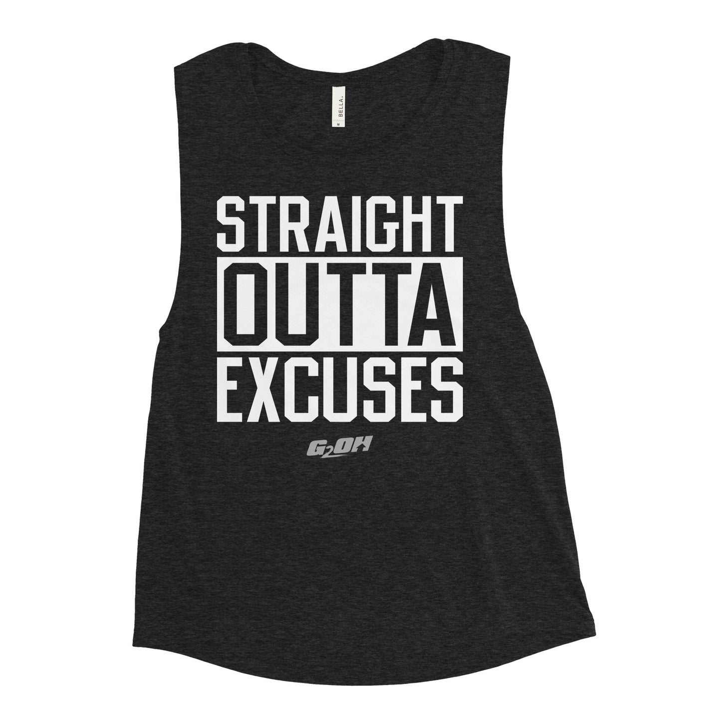 Straight Outta Excuses Women's Muscle Tank