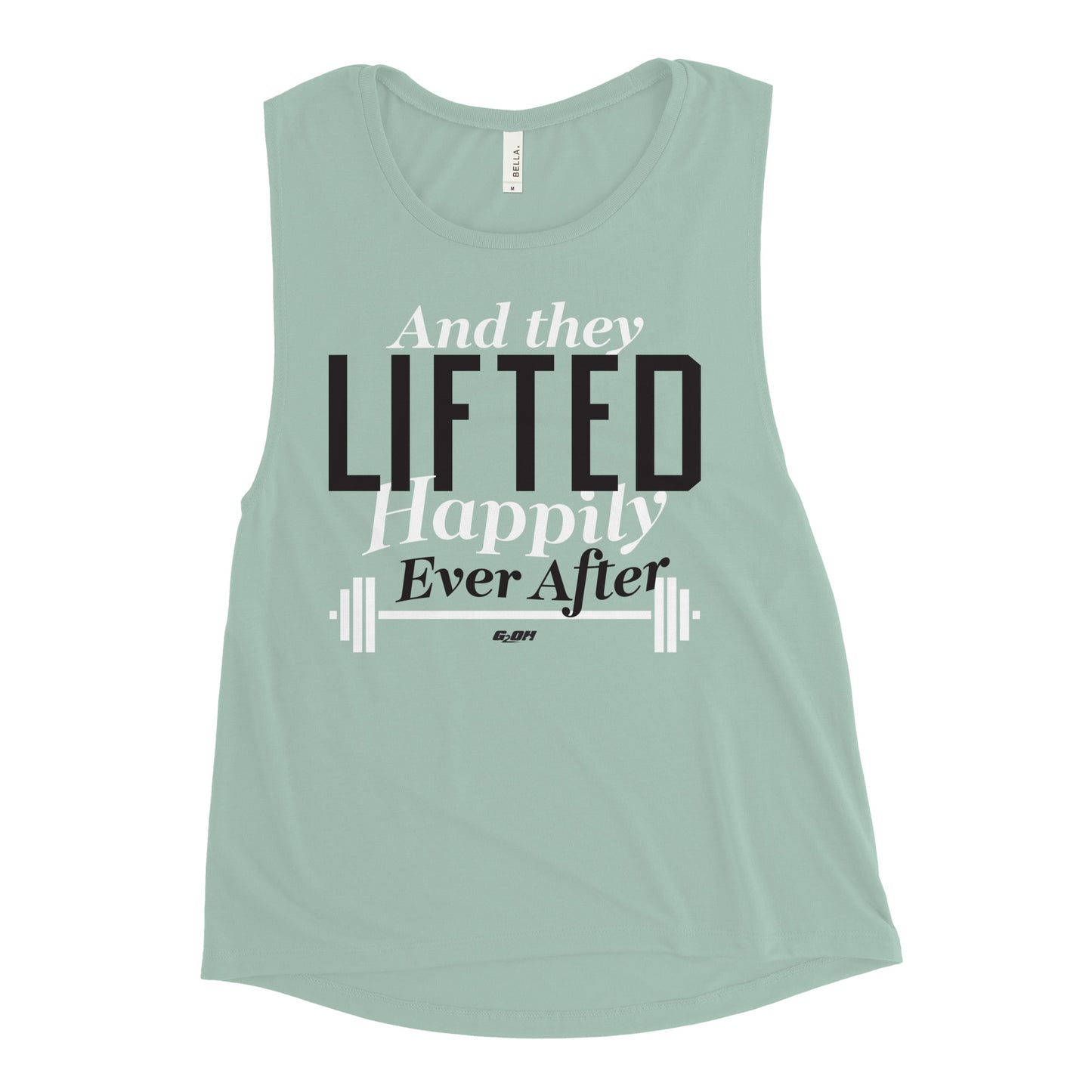 And They Lifted Happily Ever After Women's Muscle Tank