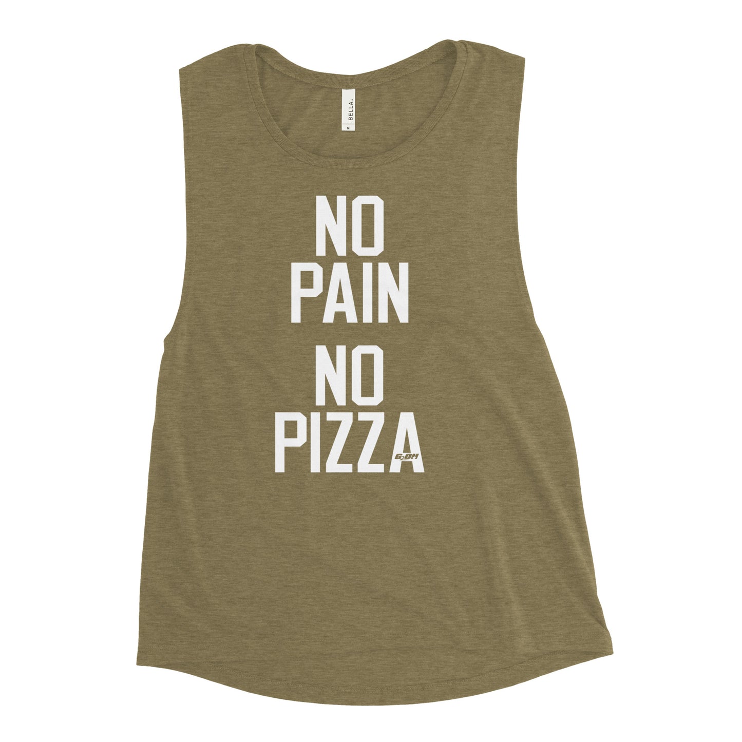No Pain No Pizza Women's Muscle Tank