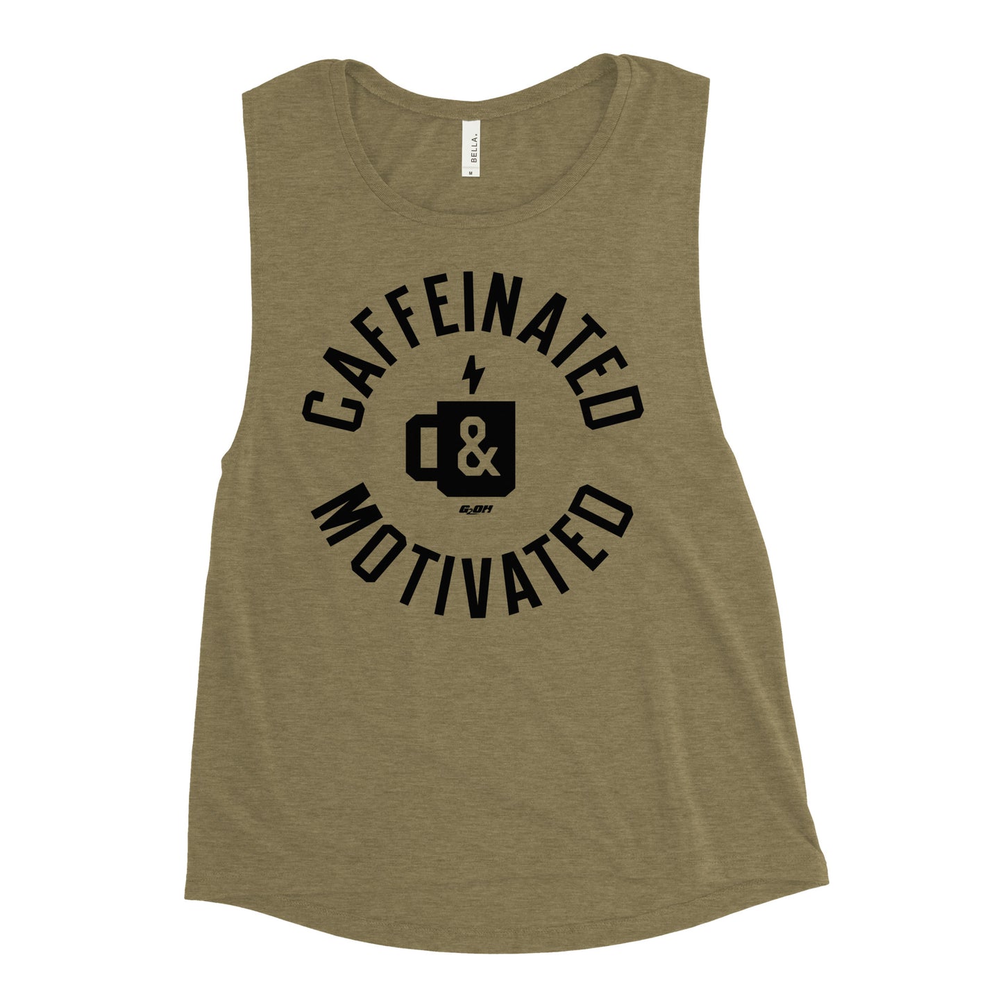 Caffeinated And Motivated Women's Muscle Tank