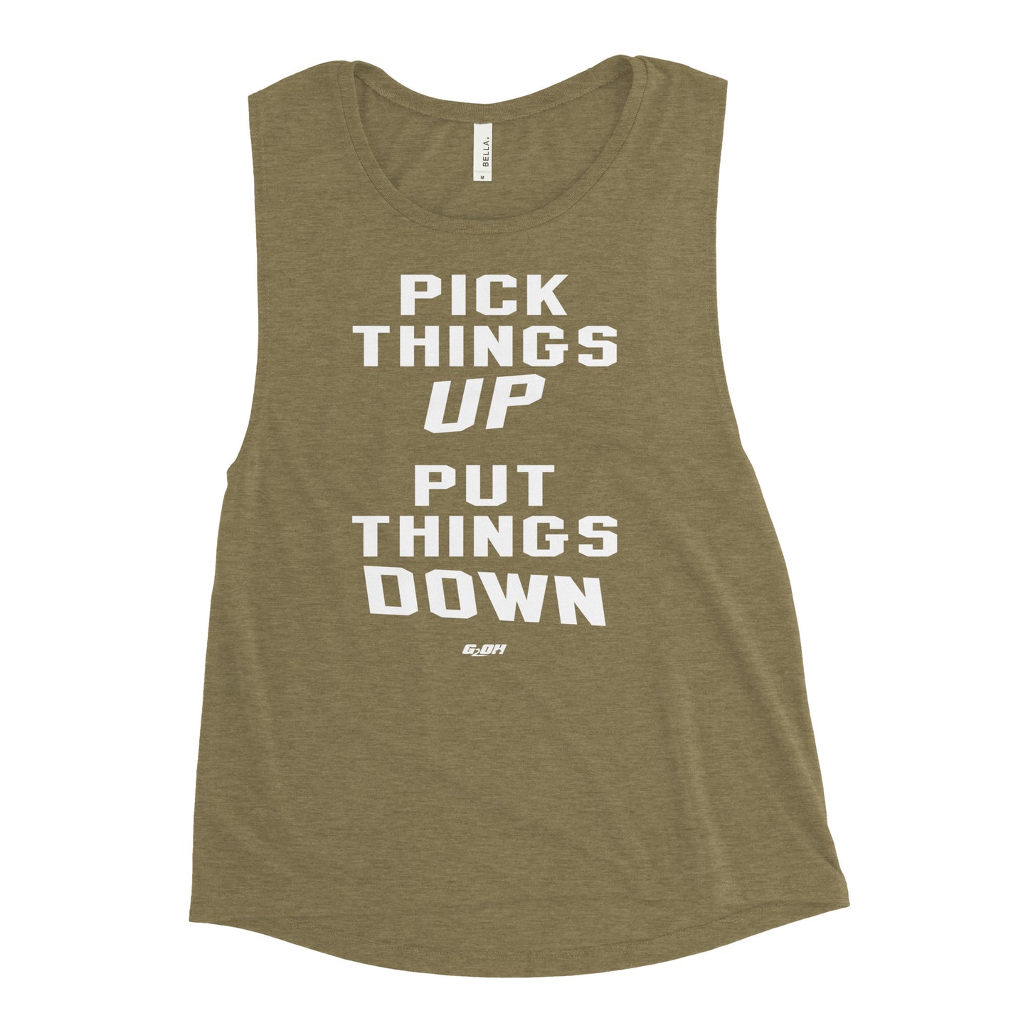 Pick Things Up, Put Things Down Women's Muscle Tank