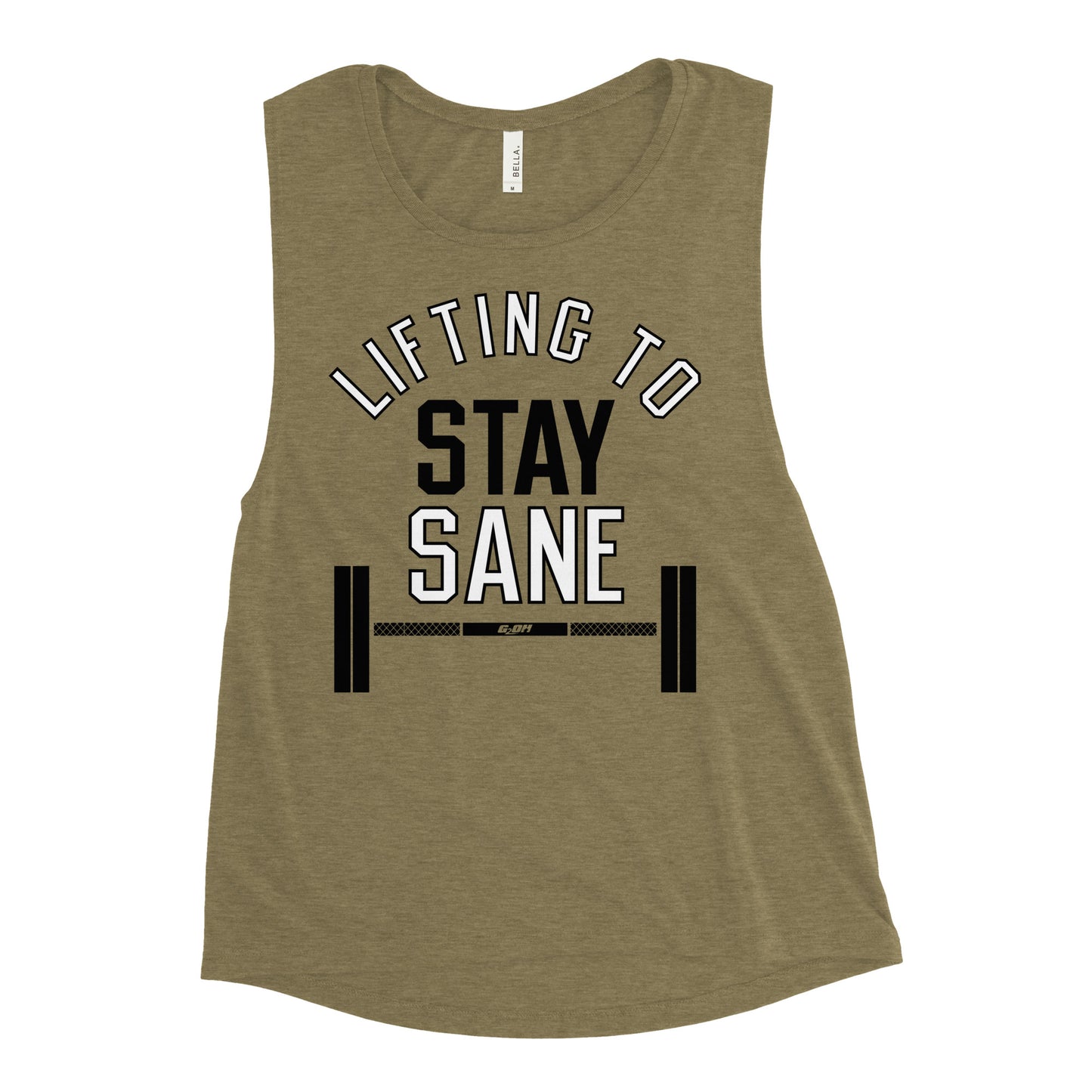 Lifting To Stay Sane Women's Muscle Tank