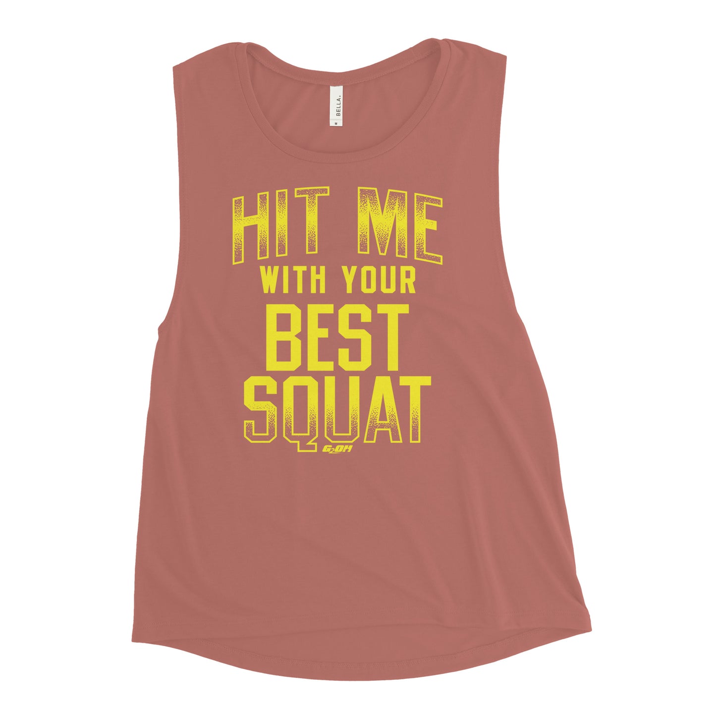 Hit Me With Your Best Squat Women's Muscle Tank