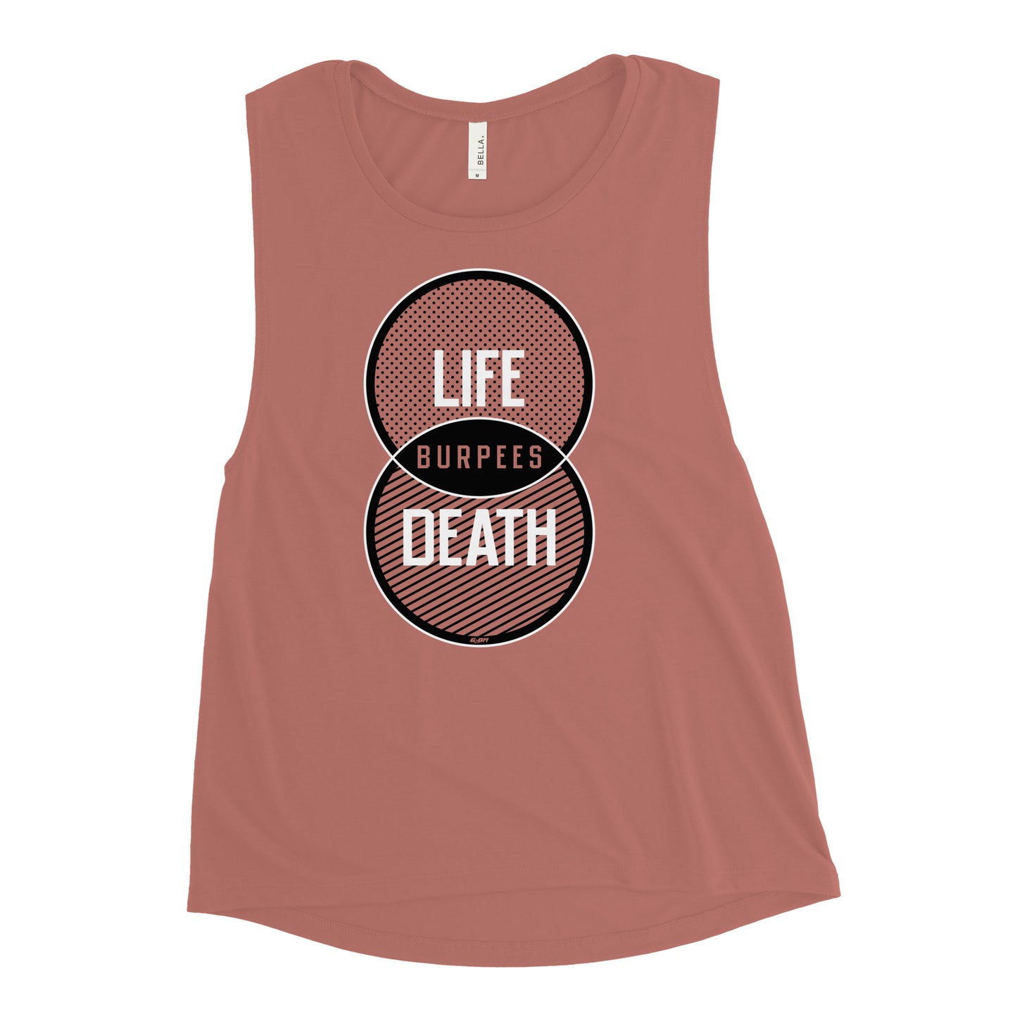 Burpees Venn Diagram Women's Muscle Tank