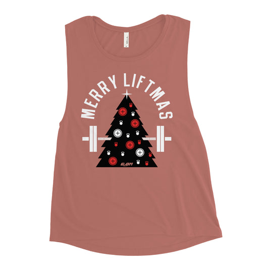 Merry Liftmas Women's Muscle Tank