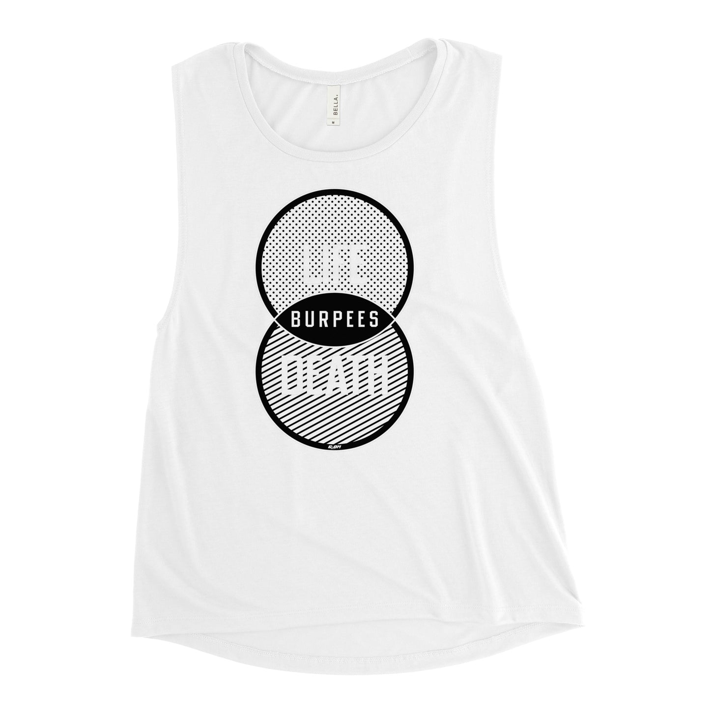 Burpees Venn Diagram Women's Muscle Tank