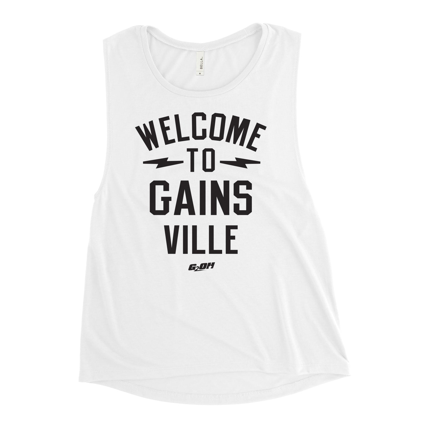 Welcome To Gains Ville Women's Muscle Tank