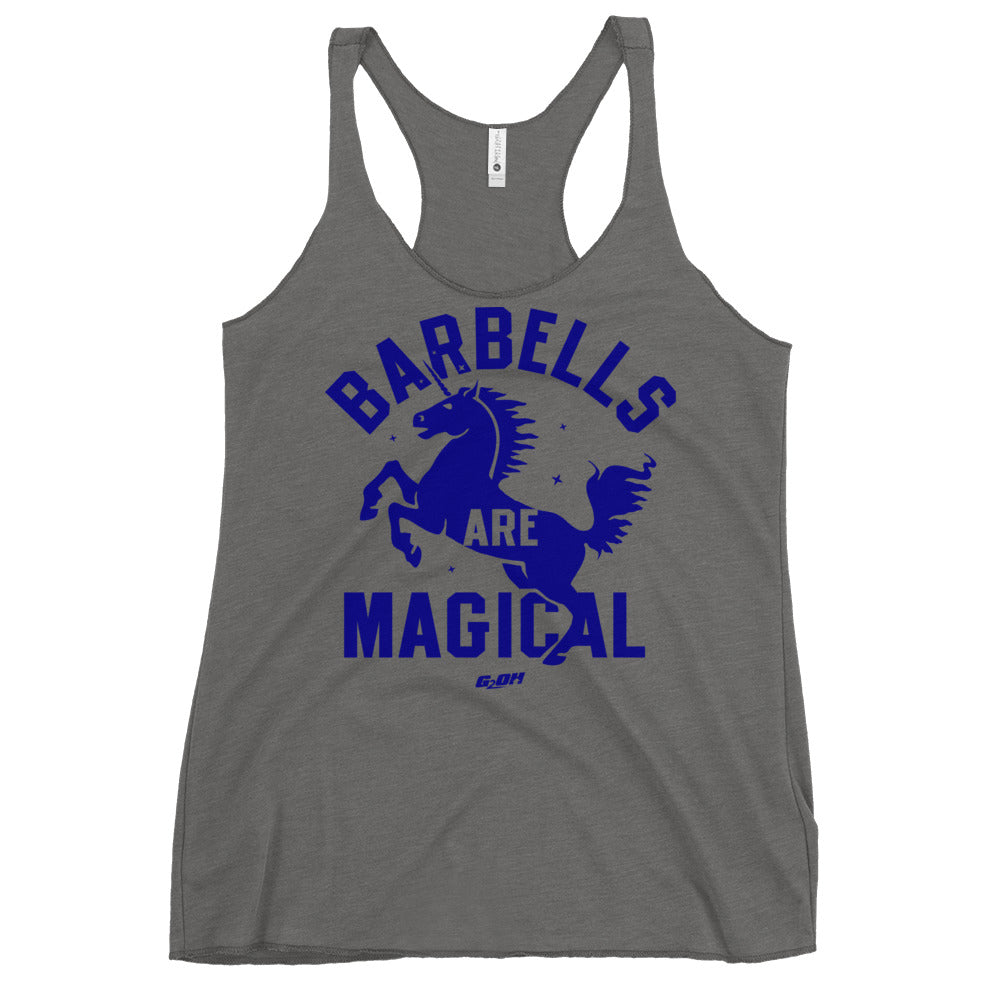 Barbells Are Magical Women's Racerback Tank