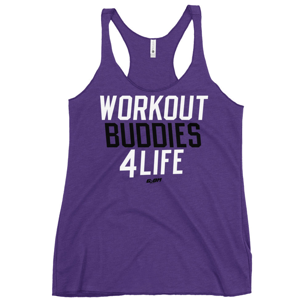 Workout Buddies 4 Life Women's Racerback Tank –