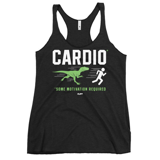 Cardio Some Motivation Required Women's Racerback Tank