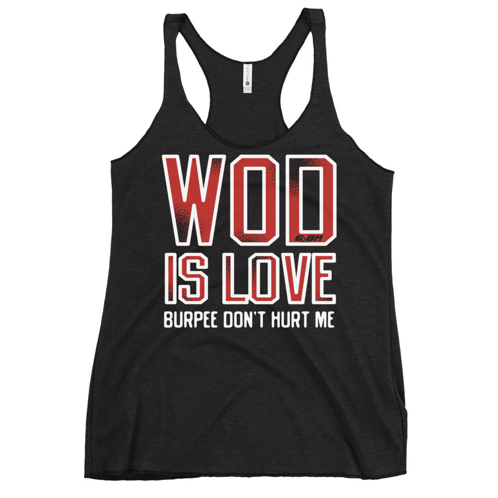 WOD Is Love Women's Racerback Tank