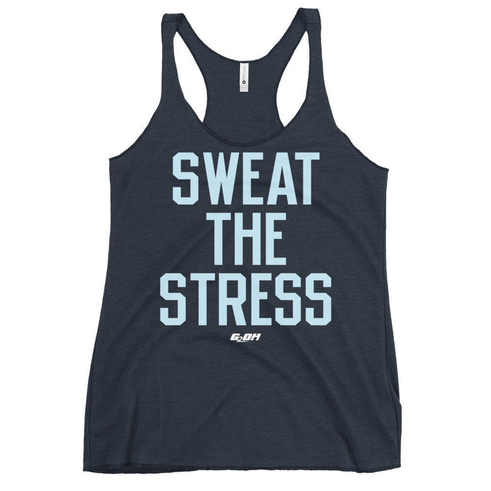 Sweat The Stress Women's Racerback Tank
