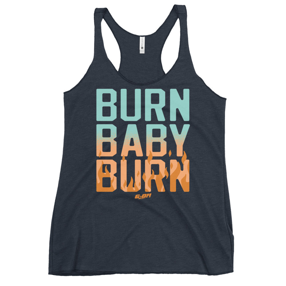 Burn Baby Burn Women's Racerback Tank