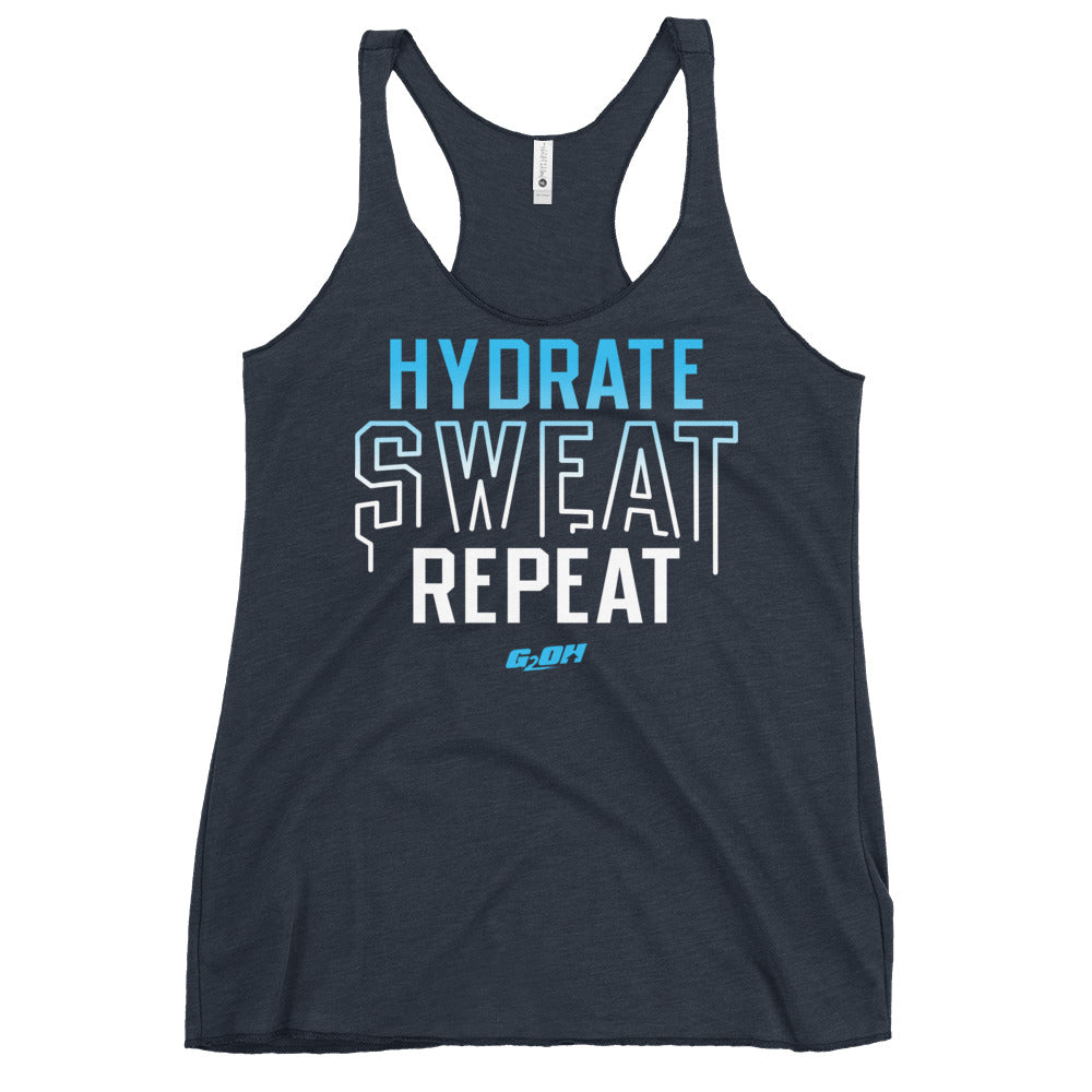 Hydrate Sweat Repeat Women's Racerback Tank