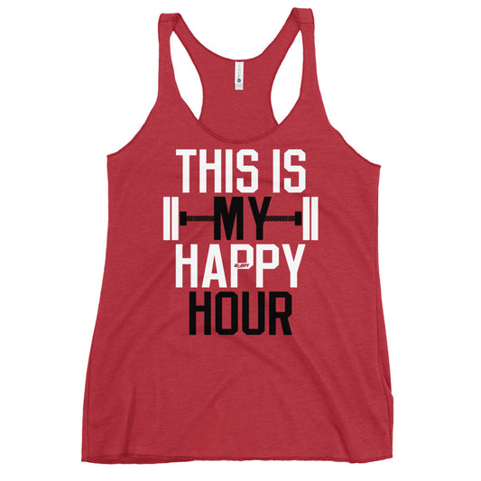 This Is My Happy Hour Women's Racerback Tank