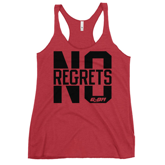 No Regrets Women's Racerback Tank