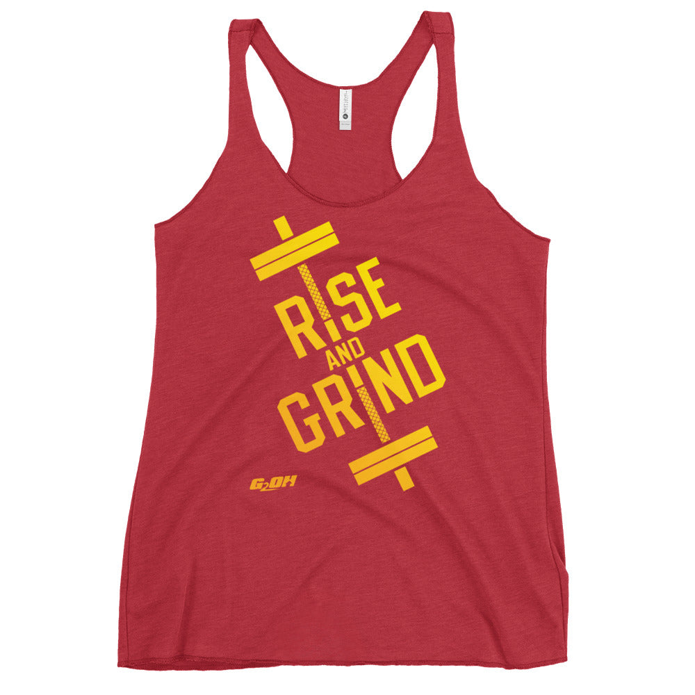 Rise And Grind Women's Racerback Tank