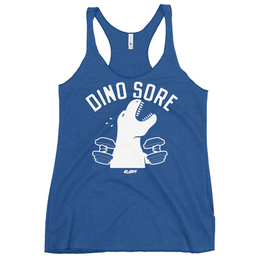 Dino Sore Women's Racerback Tank