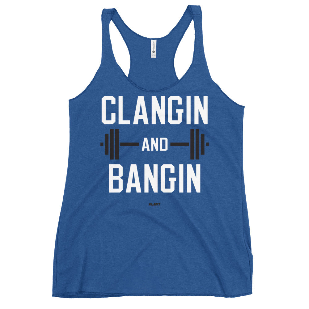 Clangin' And Bangin' Women's Racerback Tank