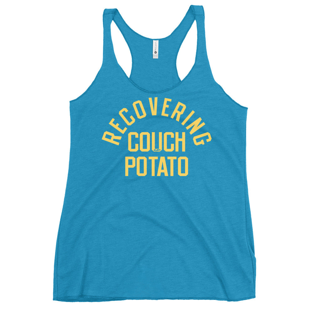 Recovering Couch Potato Women's Racerback Tank